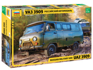 ZVEZDA FURGONETA MILITAR RUSA UAZ 3909 1/35. 3644