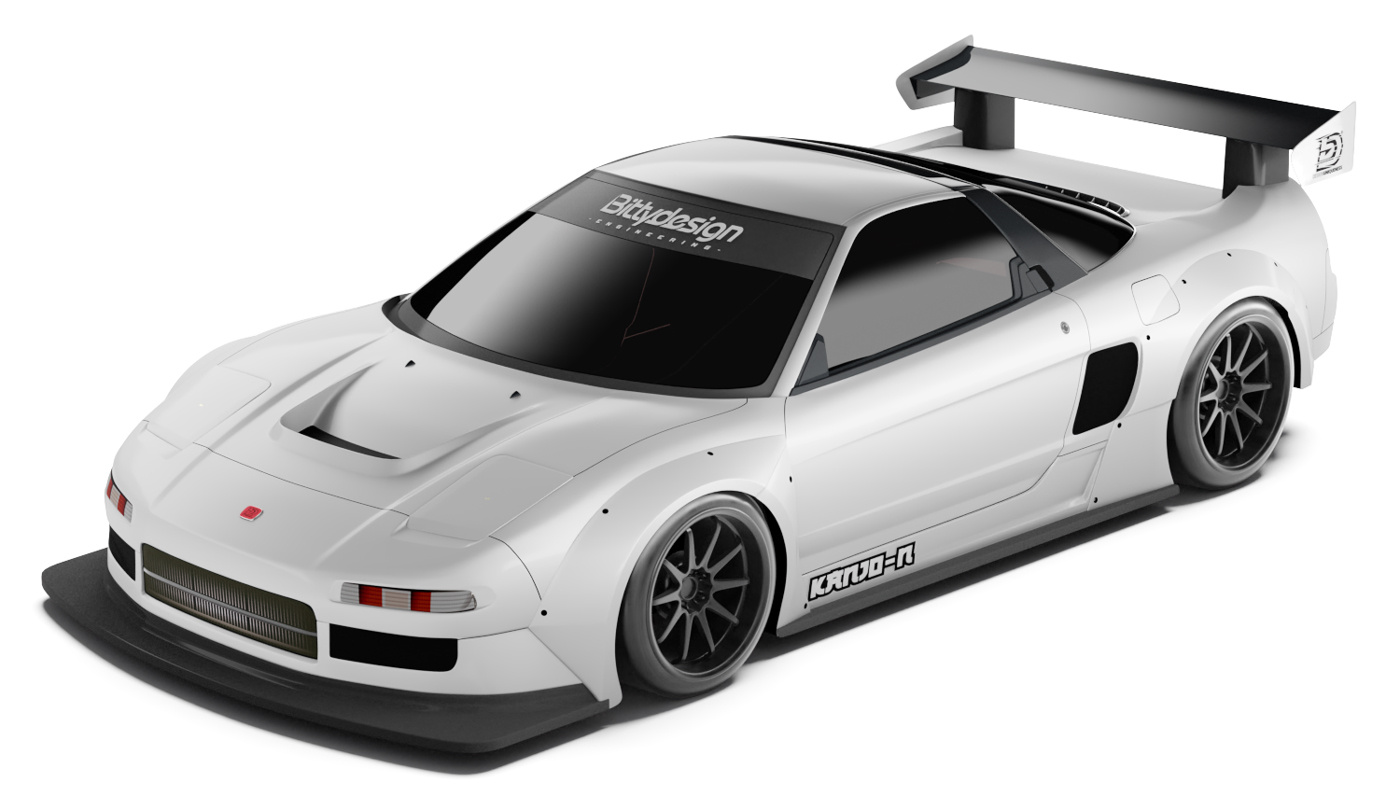 CARROCERIA KANJO-KJN MINI-Z 98mm 1/28. BITTYDESIGN BDMZ-KJN