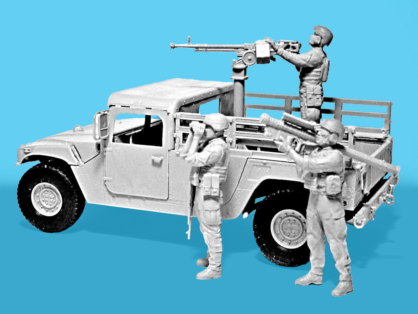 ICM HUMVEE DRONE HUNTERS 1/35. DS3531 - Imagen 2