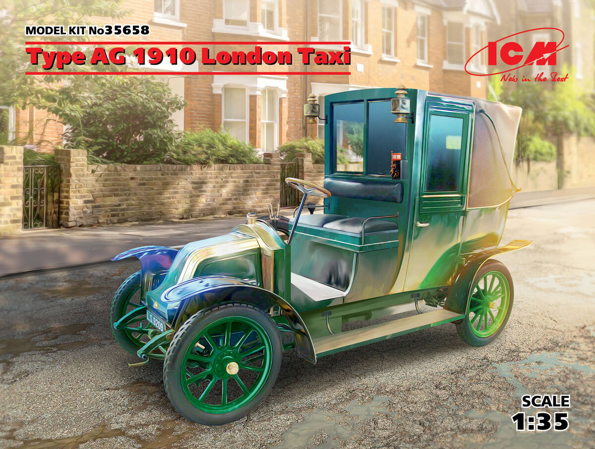 ICM TYPE AG 1910 LONDON TAXI 1/35. 35658