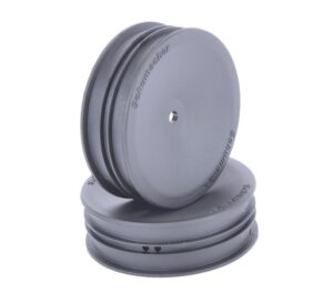 LLANTAS DELANTERAS BUGGY 1/10 12mm 2WD NEGRO (2). SCHUMACHER U4660