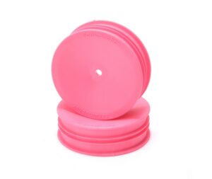 LLANTAS DELANTERAS SLIM BUGGY 1/10 12mm 2WD ROSA (2). SCHUMACHER U8684