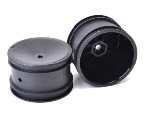 LLANTAS TRASERAS BUGGY 1/10 12mm 2WD/4WD NEGRO (2). SCHUMACHER U4365