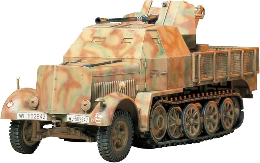 TAMIYA GERMAN 8ton SEMI TRACK Sd.kfz7/2 1/35. 35144 - Imagen 2