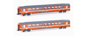 SET 2 COCHES PASAJEROS Bpm 2ª CLASE UIC Z1 SBB. HOBBYTRAIN H25501