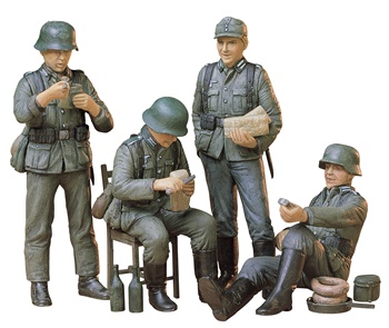 TAMIYA GERMAN SOLDIERS MILITARY MINIATURES 1/35. 35129 - Imagen 2