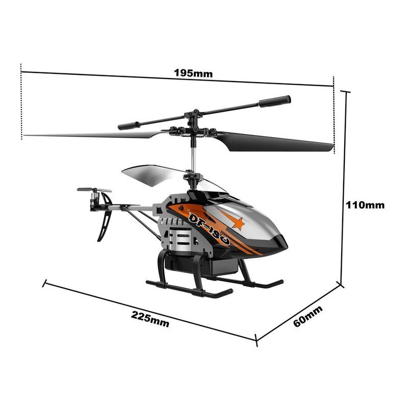 HELICOPTERO 2.4GHZ DF-180 RTF. DF MODELS 9630