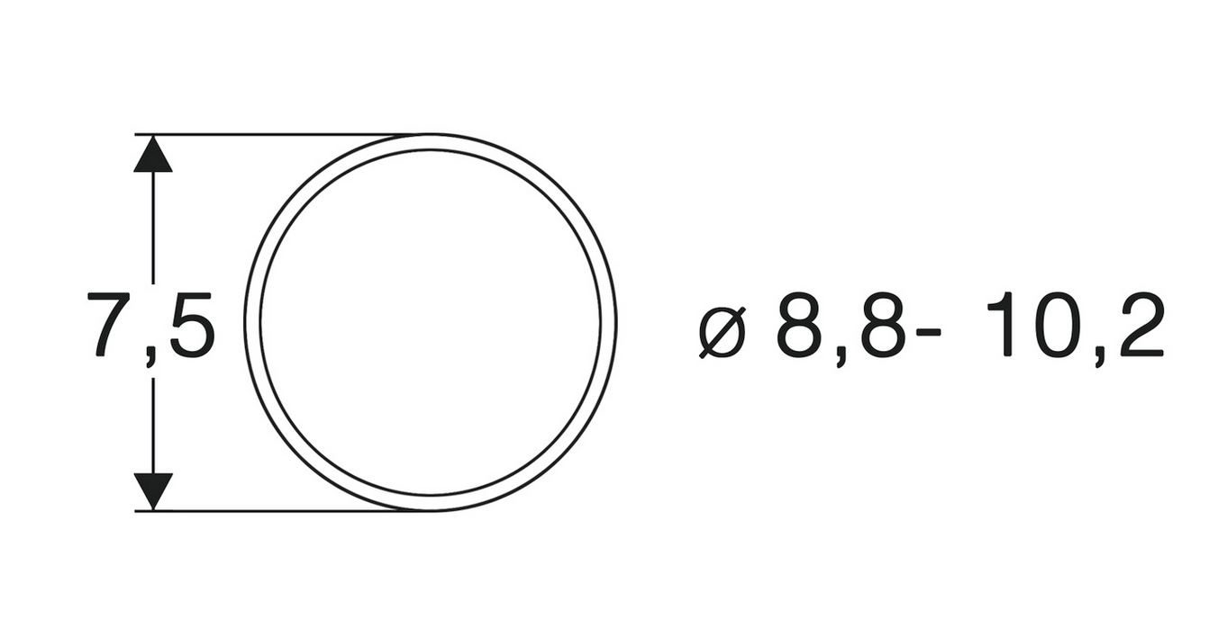 AROS DE ADHERENCIA PARA LOCOMOTORAS 8.8 - 10.2mm (10). ROCO 40073