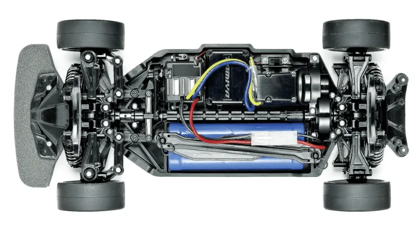 TOYOTA GR SUPRA TT-02 CHASIS 4WD 1/10. TAMIYA 58674 - Imagen 3