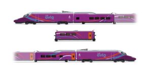 SET 5 UNIDADES TREN ALTA VELOCIDAD, AVLO, RENFE (SONIDO). ELECTROTREN HE2031S