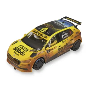 SCALEXTRIC SKODA FABIA WRC2 - COHETE SUAREZ (EFECTO BARRO). U10565S300