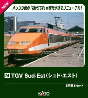 AUTOMOTOR ELECTRICO TGV SUD-EST BASIC SET. KATO 10-2083