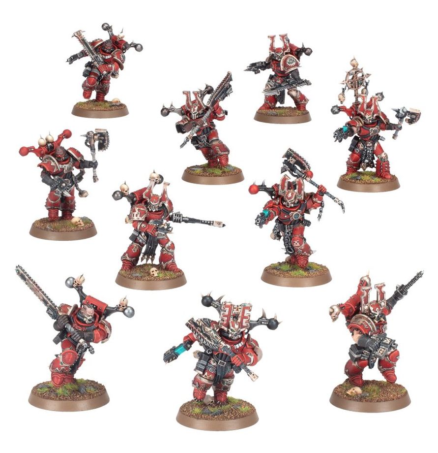 WARHAMMER 40.000 - WORLD EATERS, KHORNE BERZERKERS. 43-10 - Imagen 2