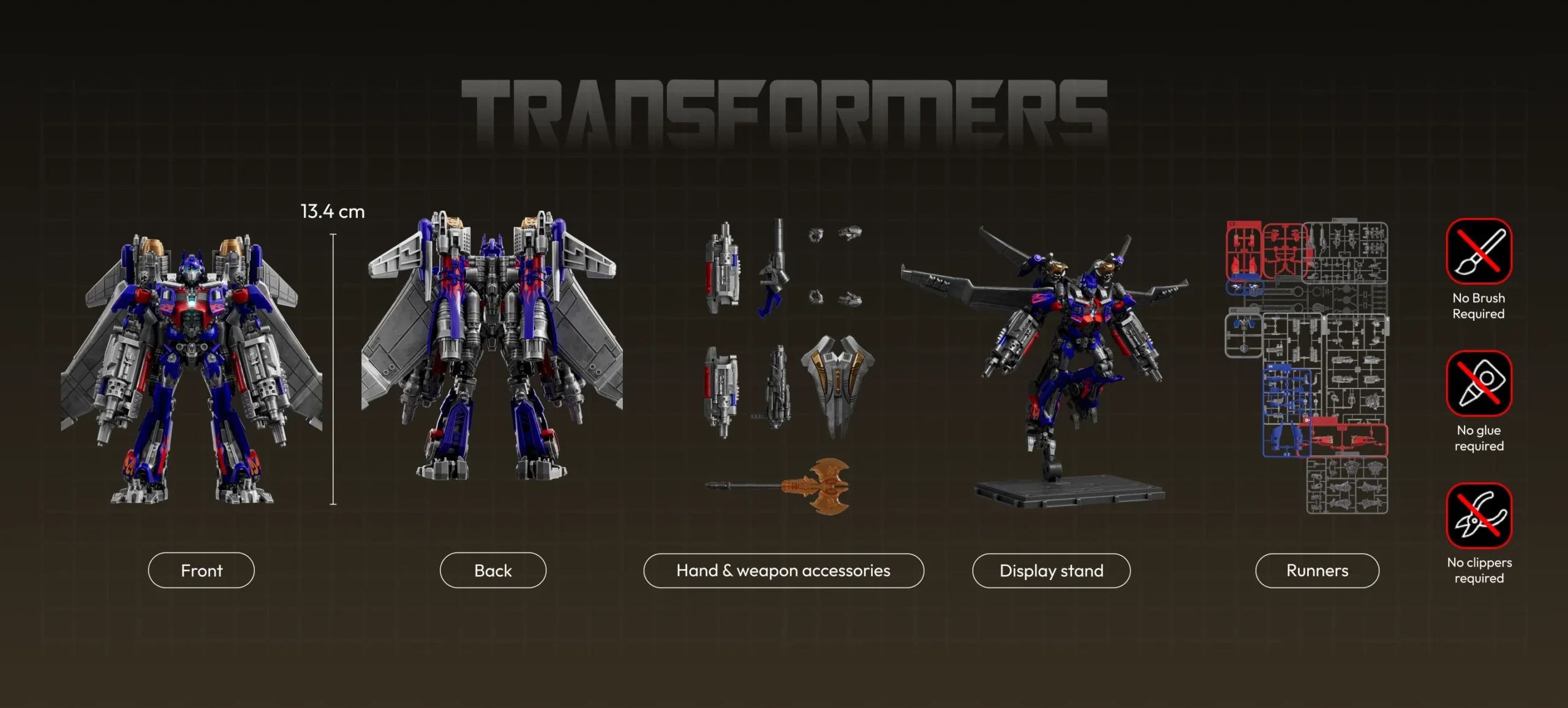 JET WING OPTIMUS PRIME CLASSIC CLASS. BLOKEES 71187