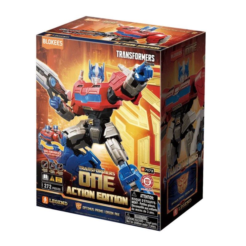 TRANSFORMERS ONE ACTION EDITION - OPTIMUS PRIME, ORION PAX. BLOKEES 71173