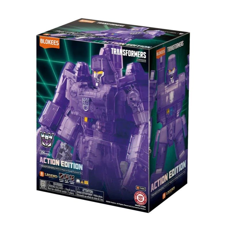 ACTION EDITION - TRANSFORMERS, AE02 G1 MEGATRON 256 PIEZAS. BLOKEES 71190