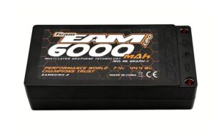 BATERÍA LIPO SHORTY 7.4V 6000MAH 160C MULTY LAYER GRAPH-X. TEAM EAM EAM60160-2