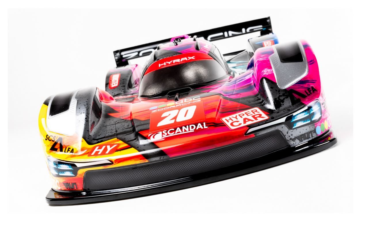 CARROCERIA LEMANS HYRAX 1/10 190mm GT LMH. ZOORACING ZR-0020