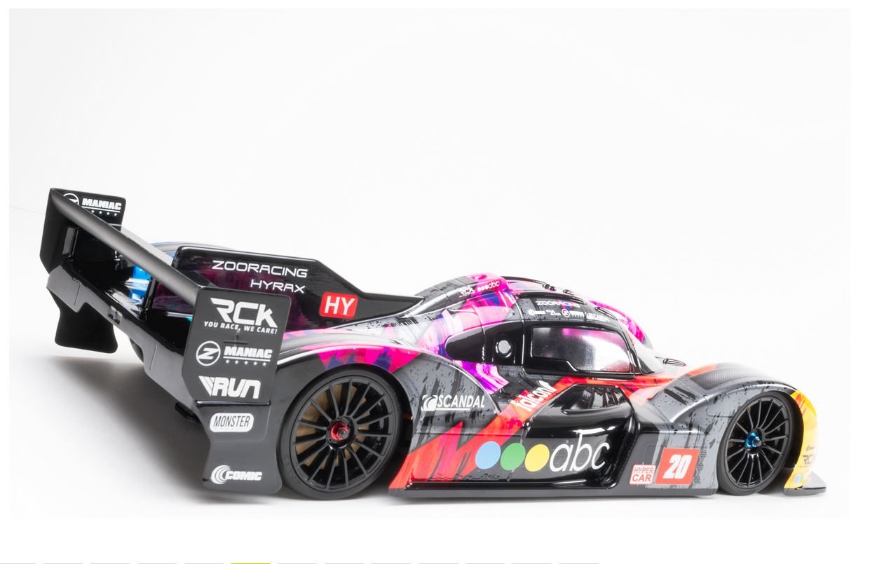 CARROCERIA LEMANS HYRAX 1/10 190mm GT LMH. ZOORACING ZR-0020