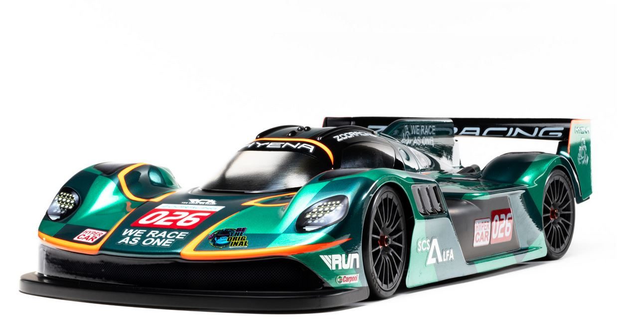 CARROCERIA LEMANS HYENA 1/10 190mm LMH. ZOORACING ZR-0026