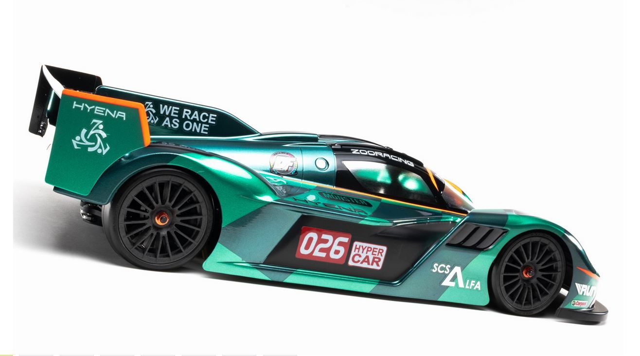 CARROCERIA LEMANS HYENA 1/10 190mm LMH. ZOORACING ZR-0026