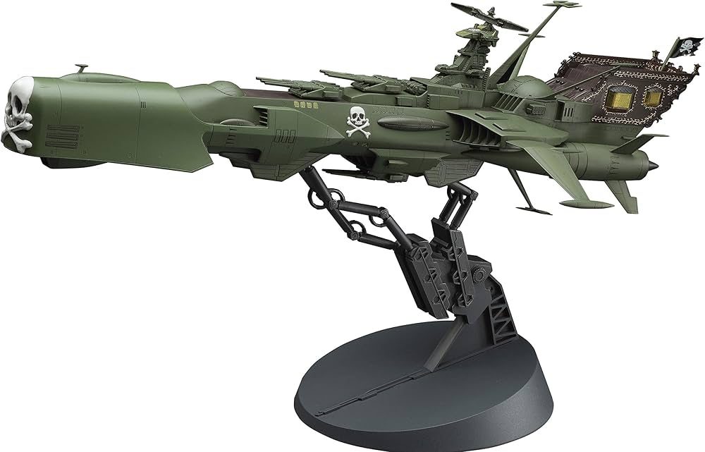 HASEGAWA CAPITAN HARLOCK SPACE PIRATE BATTLESHIP ARCADIA 1/1500. CW05