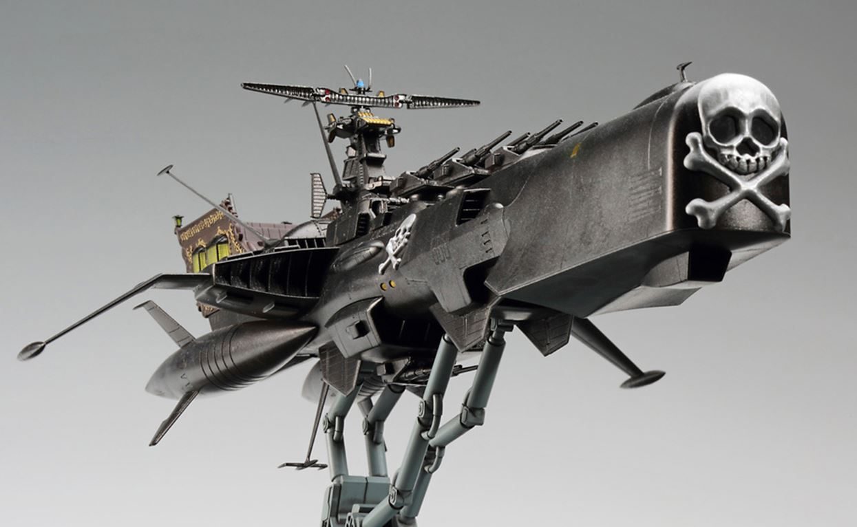 HASEGAWA CAPITAN HARLOCK SPACE PIRATE BATTLESHIP ARCADIA 1/1500. 64815