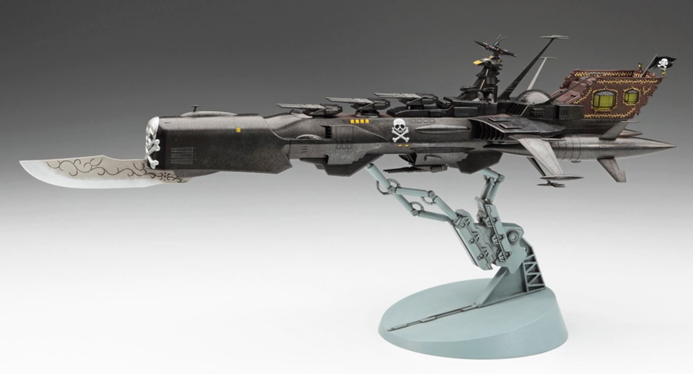 HASEGAWA CAPITAN HARLOCK SPACE PIRATE BATTLESHIP ARCADIA 1/1500. 64815