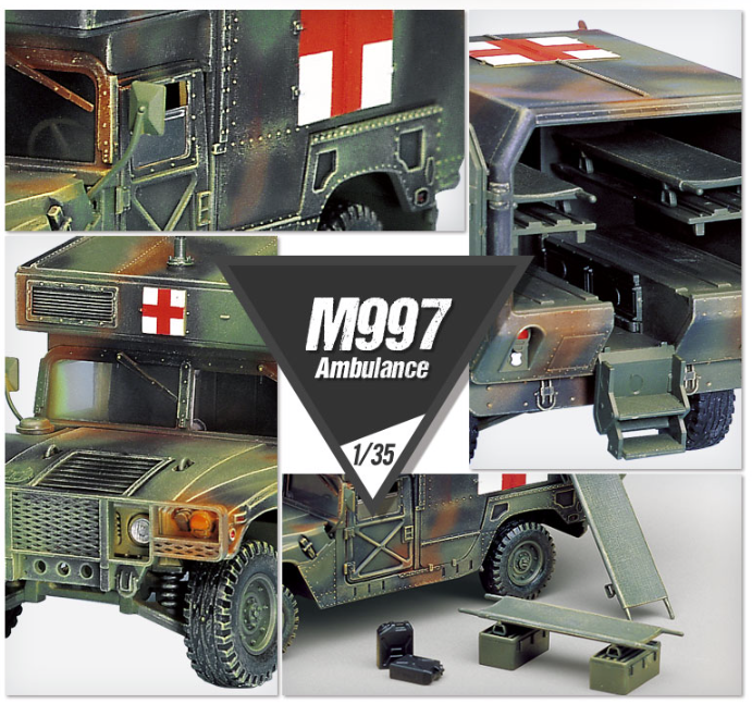ACADEMY M997 AMBULANCE 1/35. 13243