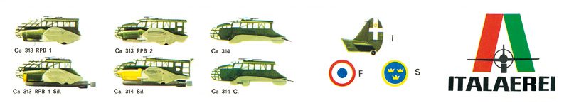 ITALERI CAPRONI CA-313/314 VINTAGE, EDICION ANIVERSARIO 1/72. 106