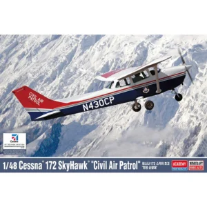 ACADEMY CESSNA 172 SKYHAWK, CIVIL AIR PATROL 1/48. 12367