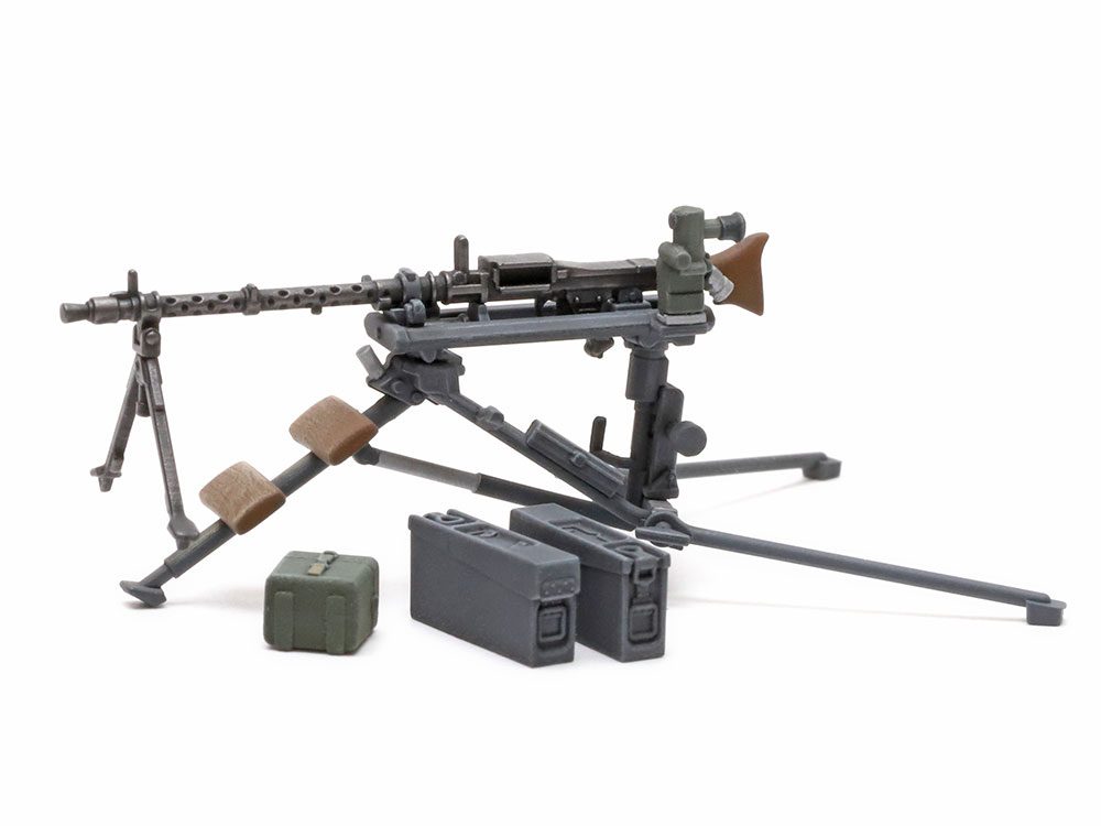 TAMIYA MILITARY MINIATURES GERMAN MACHINE GUN TEAM 1/35. 35386