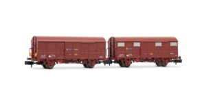 SET DE 2 VAGONES J2 CON LUZ DE COLA. ARNOLD HN6718