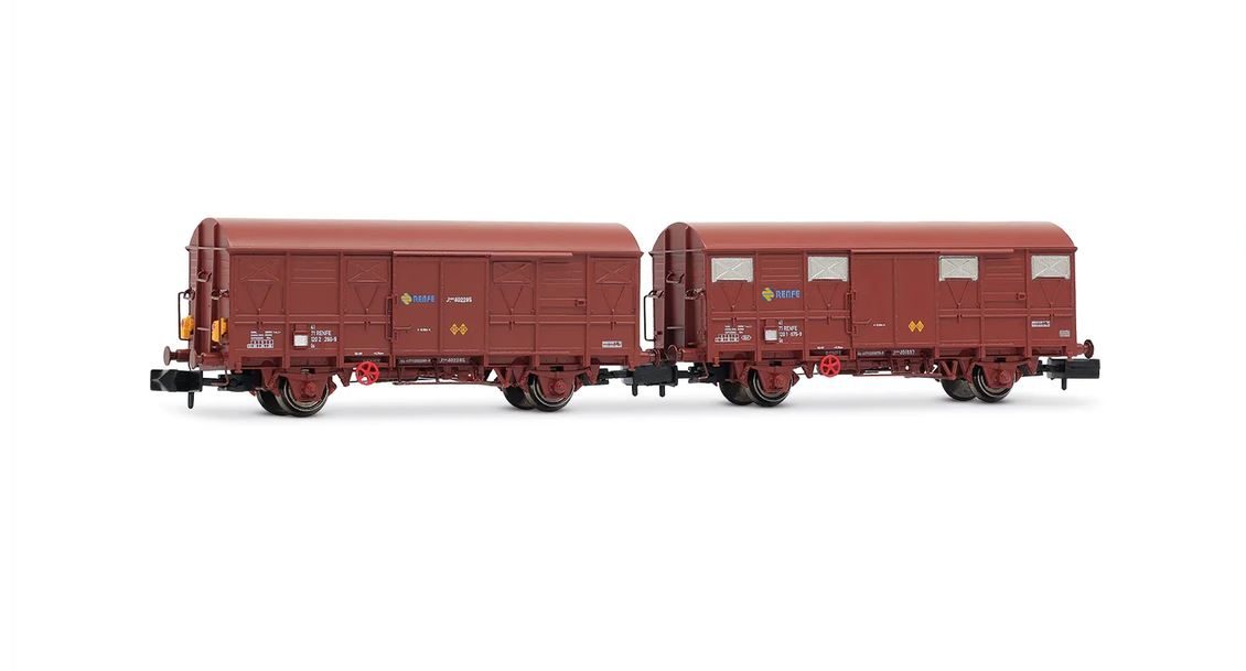 SET DE 2 VAGONES J2 CON LUZ DE COLA. ARNOLD HN6718