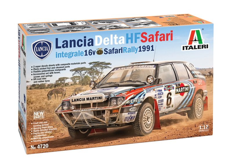 ITALERI LANCIA DELTA HF SAFARI 16V 1991 1/12. 4720
