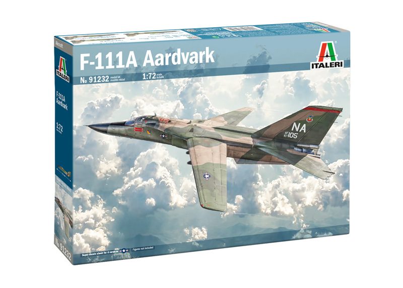 ITALERI F-111A AARHVARK 1/72. 91232