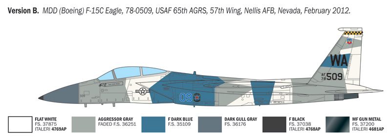 ITALERI F-15C EAGLE 1/48. 92763