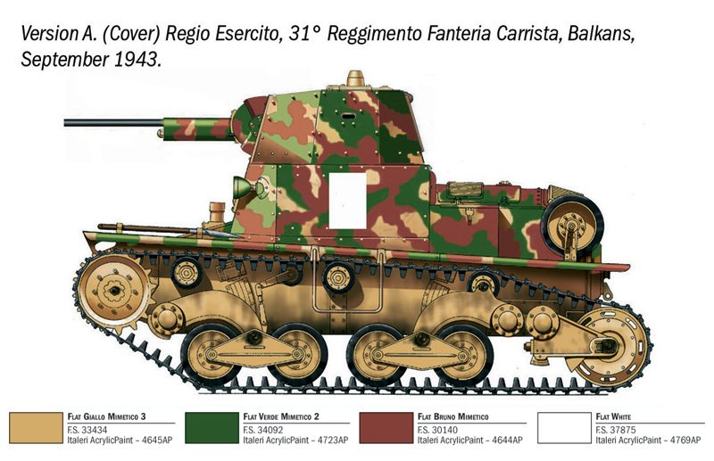 ITALERI CARRO ARMATO L6/40 1/35. 96553