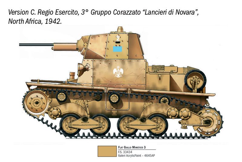 ITALERI CARRO ARMATO L6/40 1/35. 96553