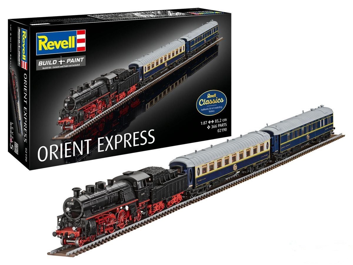 REVELL LOCOMOTORA DE VAPOR ORIENT EXPRESS 1/87. 02190