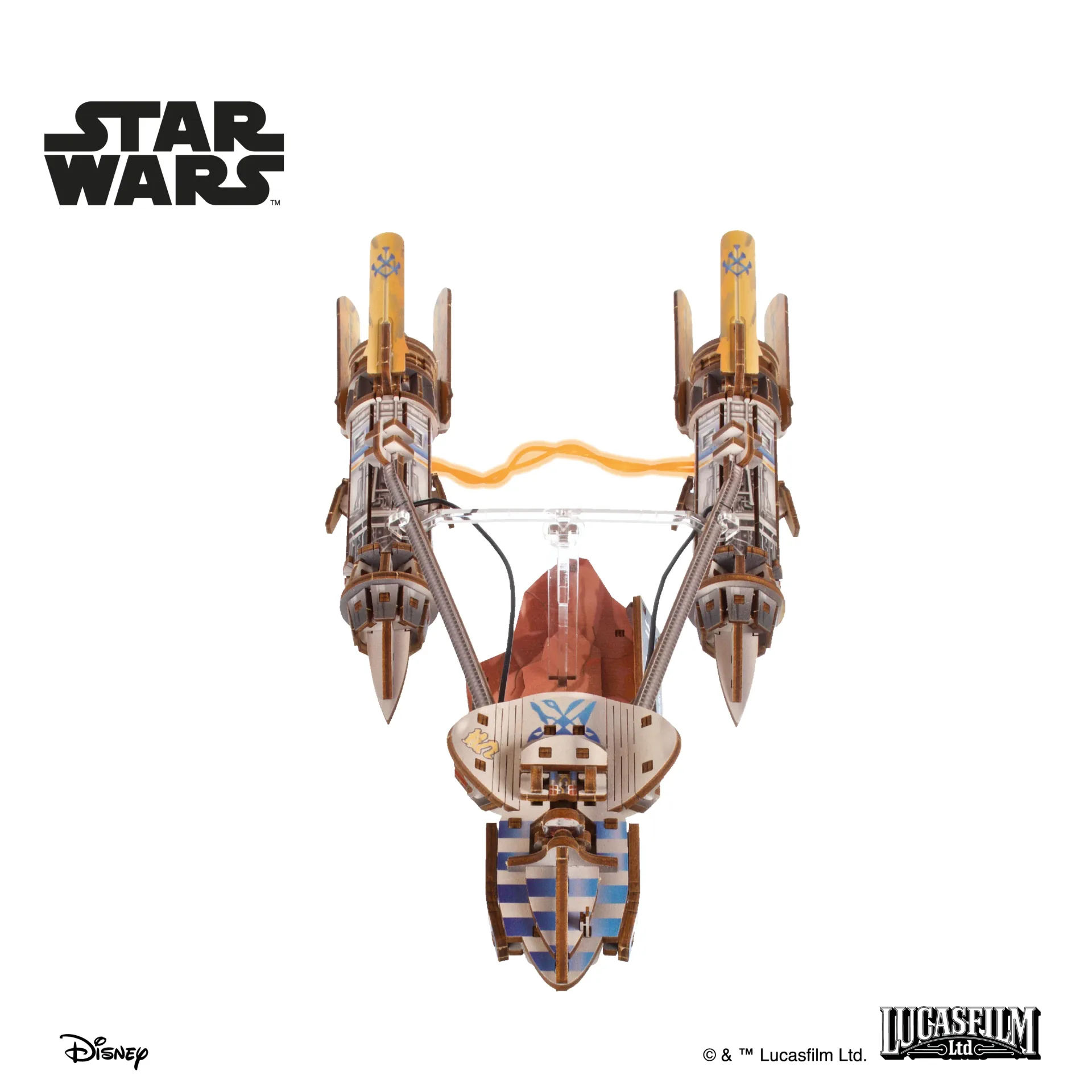 ANAKIN SKYWALKER PODRACER, STAR WARS 1/36. UGEARS 70273