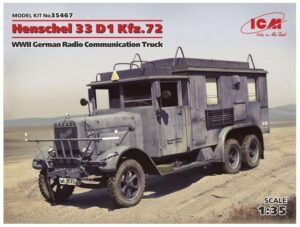 ICM HENSCHEL 33 D1 Kfz.72 1/35. 35467
