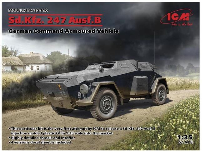 ICM Sd.Kfz. 247 AUSF.B 1/35. 35110