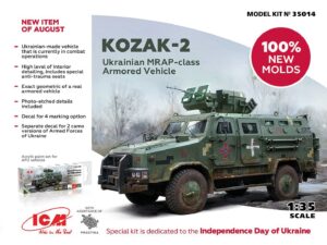 ICM KOZAK-2 UKRAINIAN MRAP-CLASS ARMORED VEHICLE 1/35. 35014