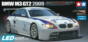 BMW M3 GT2 2009 TT-01 TYPE-E 4WD 1/10 (LUZ LED). TAMIYA 58449