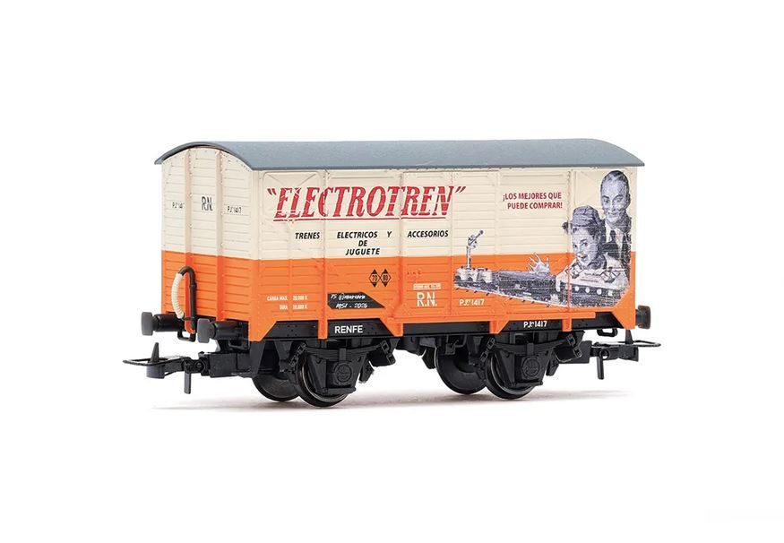 R.N. VAGON UNIFICADO 2 EJES TIPO J, 75ANIVERSARIO ELECTROTREN. ELECCTROTREN HE60