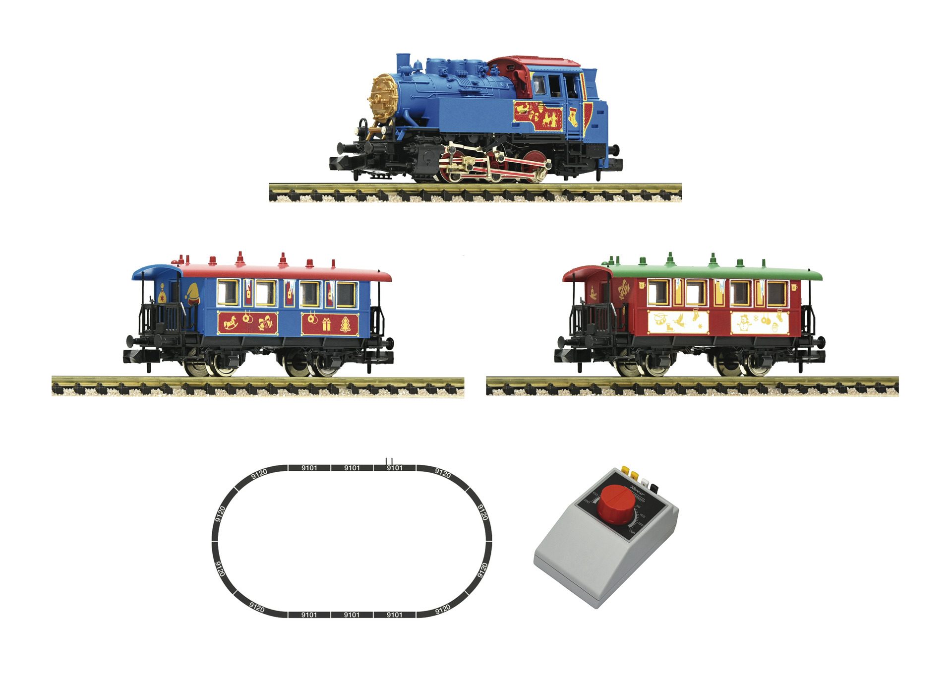KIT INICIACIÓN TREN DE NAVIDAD. FLEISCHMANN 5160007