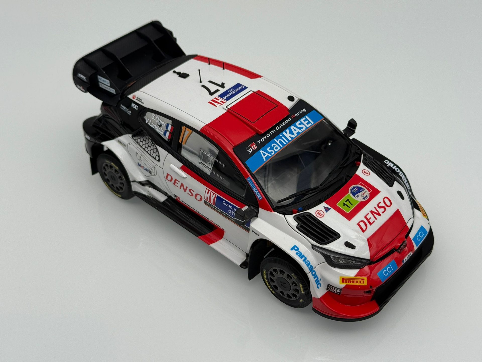 BELKITS TOYOTA GAZOO RACING YARIS RALLY HYBRID MEXICO 2023 1/24. BEL-026