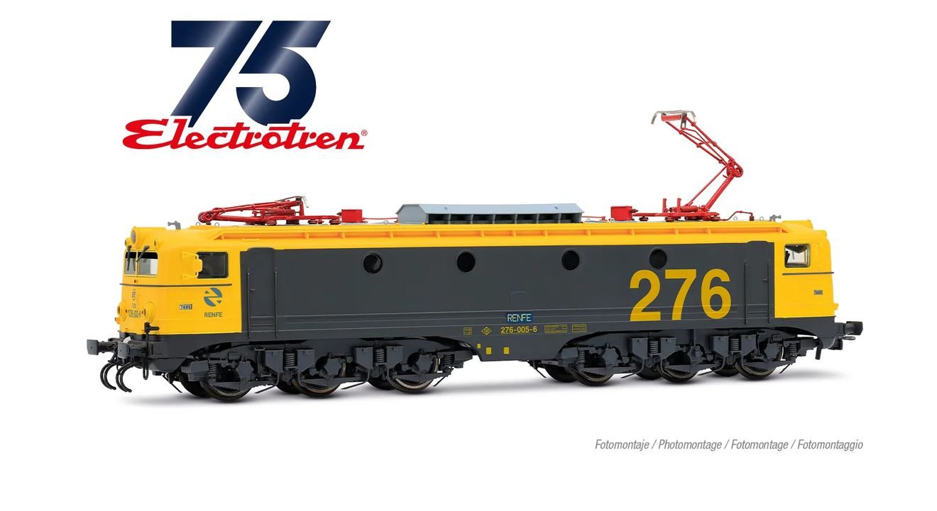 LOCOMOTORA ELECTRICA 276-005 RENFE (DIGITAL). ELECTROTREN HE2043D