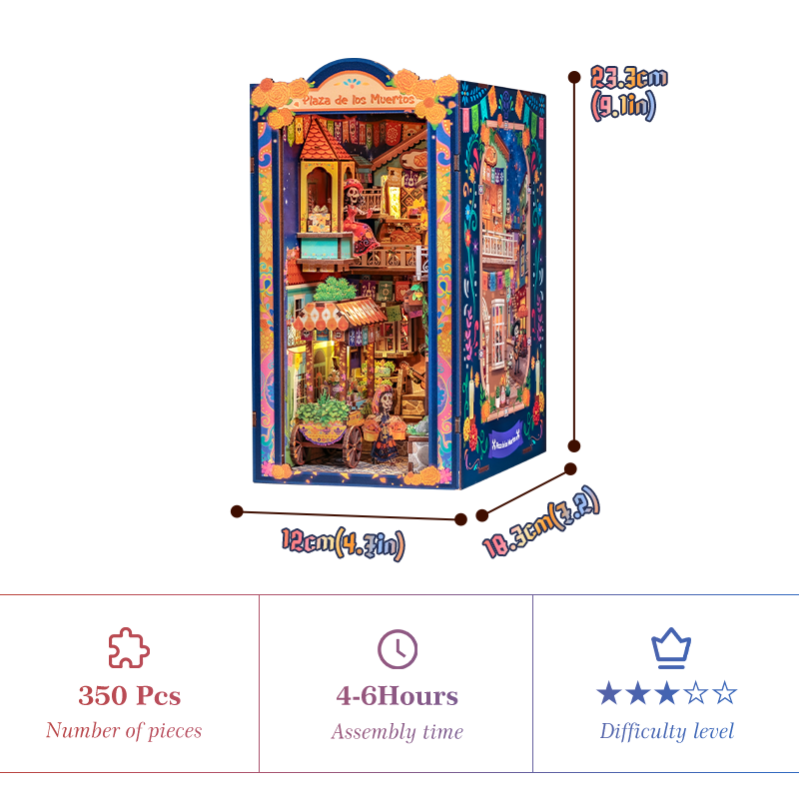 PLAZA DE LOS MUERTOS BOOK NOOK. CUTEBEE BJAA405